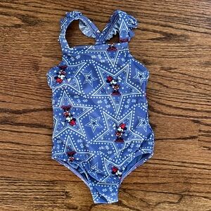 Gap kids patriotic Minnie Mouse swimsuit